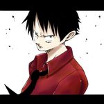  1boy formal male_focus monkey_d_luffy necktie one_piece one_piece:_strong_world solo 