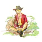  1boy cowboy_hat hat male_focus one_piece one_piece:_strong_world sanji solo 