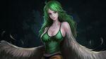  green_hair harpy lt monet_(one_piece) monster_girl one_piece solo 