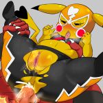  anal anal_penetration anus big_butt blush bodyattk butt cleft_tail clothed clothing cosplay_pikachu cum cum_in_ass cum_inside duo ejaculation erection female feral fur incineroar male male/female mask nintendo open_mouth orgasm penetration penis pikachu pikachu_libre plump_labia pok&eacute;mon pok&eacute;mon_(species) pussy pussy_ejaculation pussy_juice sex spread_legs spreading sweat thick_thighs tongue tongue_out vaginal video_games wide_hips yellow_fur 