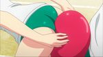  1girl animated animated_gif ass ass_shake ball buruma nonaka_yuki shinmai_maou_no_testament shorts solo standing thighs 