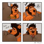 anal butt cheat cheating comic hairy male mammal mayku moobs musk oral overweight overweight_male rimming sex slightly_chubby sniffing sweat ursid 