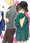  2boys big_hero_6 brothers cap coat disney hiro_hamada hiyaa marvel multiple_boys siblings tadashi_hamada 