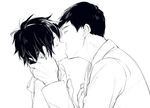  2boys big_hero_6 brothers disney hiro_hamada hiyaa incest kiss marvel multiple_boys siblings tadashi_hamada tears yaoi 