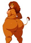 anthro biceps big_butt biped butt disney felid fur hair hands_on_hips hips_grab huge_butt lion looking_at_viewer looking_back male mammal mane mane_hair muscular nude nude_anthro nude_male pantherine pecs red_hair simba_(the_lion_king) solo sssonic2 tail tail_tuft the_lion_king thick_thighs tuft wide_hips yellow_eyes