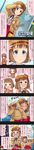  5koma blue_eyes brown_hair character_name cinderella_girls_gekijou colorized comic highres idolmaster idolmaster_cinderella_girls kudou_shinobu long_image official_art producer_(idolmaster) short_hair tall_image translated 
