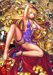  bonne_jenet cleavage dress erect_nipples heels king_of_fighters no_bra pantsu turna98 