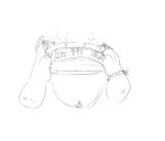 2022 anthro bag bugsnax claws digital_media_(artwork) disembodied_hand first_person_view fur grumpus holding_bag holding_object nonbinary_(lore) question_mark shaibey shaibey_(shaibey) simple_background sketch solo white_background wristwear young_horses