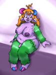 2024 animate_inanimate anthro bovid braces breasts candy caprine cloven_hooves dessert flaccid food freckled_breasts freckles freckles_on_face genitals gynomorph hi_res hooves horn humanoid_genitalia humanoid_penis intersex ki_(artist) living_pinata lollipop mammal nipples nude overweight overweight_gynomorph overweight_intersex penis pinata purple_body sheep trans_(lore) trans_woman_(lore) una_(bofeet)