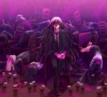  bad_id bad_pixiv_id black_footwear black_hair black_pants black_shirt blazer blood blood_on_face bloody_clothes bloody_hands chair chalkboard closed_mouth collared_shirt corpse danganronpa death desk empty_eyes floor flower hair_between_eyes highres jacket kamukura_izuru long_hair long_sleeves looking_at_viewer okuragon on_desk own_hands_together pants pink_blood plant potted_plant red_eyes school_desk school_uniform shirt shoe_soles sitting spoilers super_danganronpa_2 uniform very_long_hair white_flower white_shirt wooden_chair wooden_floor 