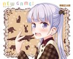  neko new_game! silhouette suzukaze_aoba tokunou_shoutarou 