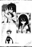  fuuma_hina hidan_no_aria hidan_no_aria_aa kobuichi mamiya_akari monochrome sasaki_shino seifuku tagme 