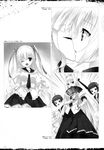  aizawa_yaya aizawa_yuyu hidan_no_aria hidan_no_aria_aa hino_raika kobuichi mine_riko monochrome seifuku shima_kirin tagme takachiho_urara yuri 