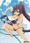  bikini cleavage gun homura_(senran_kagura) screening senran_kagura swimsuits tagme tan_lines underboob 