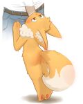 absurd_res ambiguous_gender ambiguous_on_human anthro bestiality blush blush_lines brown_body brown_eyes duo eevee fellatio female feral feral_penetrated generation_1_pokemon genitals hi_res human human_on_feral human_penetrating human_penetrating_feral interspecies male male/female mammal nintendo oral paws penetration penile penile_penetration penis penis_in_mouth pokemon pokemon_(species) sex simple_background tail white_background wlllll
