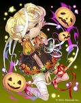  bandages cleavage dress halloween takamiya_ren 