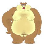 2021 3_toes absurd_res anthro arm_hair armpit_hair belly big_belly big_cheeks body_hair brown_body brown_fur buckteeth digital_drawing_(artwork) digital_media_(artwork) dumbochumbo feet female first_person_view fist frown fur genitals hand_on_hip hi_res hibernation leg_hair looking_at_viewer mammal navel nickelodeon nipples_under_fur nude nude_female obese open_mouth overweight pink_nose pubes pussy red_tongue rodent sandy_cheeks sciurid scowl simple_background solo spongebob_squarepants squirrel_tail stubble teeth toes tongue tree_squirrel weight_gain white_background