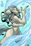 2024 5_fingers absurd_res anthro borzoi canid canine canis ceehaz convenient_censorship dog_knight_rpg domestic_dog eyebrows eyelashes female fingers green_eyes hair hi_res hunting_dog long_hair mammal nude orinette_(ceehaz) sighthound solo water