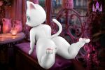 3d_(artwork) anthro bearrie blue_eyes blush breasts digital_media_(artwork) doll&#039;s_castle domestic_cat felid feline felis female feral fur genitals mammal multi_breast nipples nude paws photo_manipulation photography_(artwork) pussy real sex_doll sex_toy slightly_open_mouth solo unknown_artist white_body white_fur