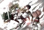  annie_leonhardt armin_arlelt eren_jaeger mikasa_ackerman shingeki_no_kyojin suppakarn_prakobkij_(soompook2122) 