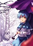  heterochromia koissa tatara_kogasa touhou umbrella 