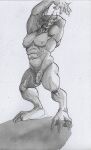  abs absurd_res anthro armor balls bandai_namco barazoku biceps bodily_fluids claws digimon digimon_(species) feet finger_claws genitals headgear helmet hi_res male muscular muscular_anthro muscular_male nipples penis pinumontbalou solo sweat toe_claws traditional_media_(artwork) vein veiny_penis wargreymon 