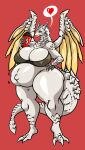  3_toes ancient_dragon_lansseax anthro belly beverage big_belly big_breasts biped bra breasts claws clothing curvy_figure digital_media_(artwork) digitigrade dragon elden_ring european_mythology feet female fromsoftware hair hand_on_hip heart_symbol hi_res horn huge_breasts membrane_(anatomy) membranous_wings mrblack_eye2 mythological_creature mythological_scalie mythology navel pregnant pregnant_anthro pregnant_female scales scalie simple_background solo tail thick_thighs toes underwear voluptuous western_dragon wide_hips wings 