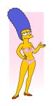  absurd_res clothed clothing female hi_res human humanoid invalid_background mammal marge_simpson nardo_(artist) panties pinup pose solo the_simpsons underwear wallpaper 