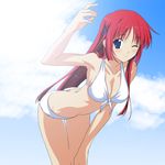  bikini cleavage da_capo da_capo_(series) shirakawa_kotori swimsuits vector_trace 