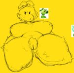big_breasts breasts crotch_tuft cumlord electronic_arts elemental_creature elemental_humanoid female female_humanoid flora_fauna fur genitals hi_res humanoid humanoid_genitalia humanoid_pussy lips looking_at_viewer not_furry plant plant_humanoid plants_vs._zombies plump_labia popcap_games primal_peashooter pussy solo thick_lips thick_thighs tuft wide_hips