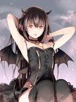  fuuchouin_kazuki get_backers horns papillon10 tail thighhighs trap wings 