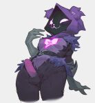  :3 anthro arm_tuft balls bear black_balls breast_markings breasts chest_markings epic_games erection eye_scar facial_scar fortnite genitals glans gynomorph gynomorph_anthro heart_(marking) hi_res hip_tuft intersex intersex_anthro mammal markings medium_breasts narrowed_eyes penis purple_ears purple_glans purple_hood purple_penis purple_tuft ramssa raven_team_leader scar shadow_face shoulder_tuft simple_background solo tuft white_background 