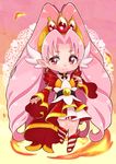  akagi_towa chibi dress go!_princess_pretty_cure pointy_ears pretty_cure yupiteru 