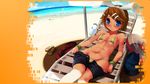  bikini cleavage erect_nipples imazon kagamine_rin swimsuits tattoo underboob undressing vocaloid wallpaper 