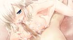  breast_grab censored cum fellatio game_cg hulotte ikegami_akane naked nipples paizuri penis wet yagami_serika yome_sagashi_ga_hakadori_sugite_yabai. 