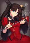  archer dress fate/stay_night hujitaumi toosaka_rin weapon wings 