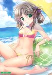  bikini cleavage cream mikami_mika swimsuits 