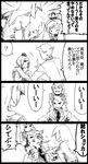  35 35_(pixiv) angry crown formal happy holding slap slapping translation_request umineko_no_naku_koro_ni ushiromiya_battler ushiromiya_maria ushiromiya_rosa 
