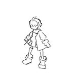  animated animated_gif beat_(trusty_bell) greyscale lowres male_focus monochrome oom sketch solo trusty_bell 