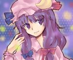  bad_id bad_pixiv_id hat long_hair nonaka patchouli_knowledge purple_eyes purple_hair solo touhou 