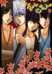  bad_id bad_pixiv_id black_hair blue_eyes brown_eyes brown_hair gintama green_eyes joui katsura_kotarou multiple_boys purple_hair red_eyes riku-maru sakamoto_tatsuma sakata_gintoki takasugi_shinsuke 