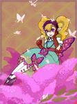  agitha artist_request blonde_hair bug dress gloves gothic_lolita lolita_fashion long_hair pointy_ears purple_eyes smile solo the_legend_of_zelda the_legend_of_zelda:_twilight_princess twintails 