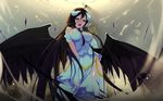 albedo_(overlord) horns jpeg_artifacts overlord see_through wings 