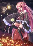  cleavage heels huanghyy krul_tepes no_bra owari_no_seraph pointy_ears thighhighs 