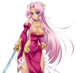  baseson cleavage koihime_musou no_bra pantsu string_panties sword tagme 