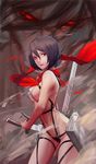  bikini erect_nipples eren_jaeger heihei_de_hei_yan_long mikasa_ackerman shingeki_no_kyojin swimsuits tagme underboob 