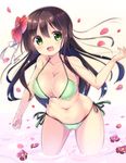  bikini cameltoe cleavage erect_nipples gochuumon_wa_usagi_desu_ka? swimsuits tamaran ujimatsu_chiya wet 