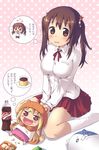  akisorapx chibi doma_umaru ebina_nana himouto!_umaru-chan seifuku 