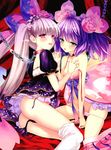  ass bondage cleavage genkai_tokki_moero_chronicle hirano_katsuyuki lingerie pantsu panty_pull possible_duplicate see_through string_panties thighhighs yuri 