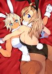  animal_ears ass bunny_ears bunny_girl erect_nipples no_bra nopan pantyhose real_xxiii tail 